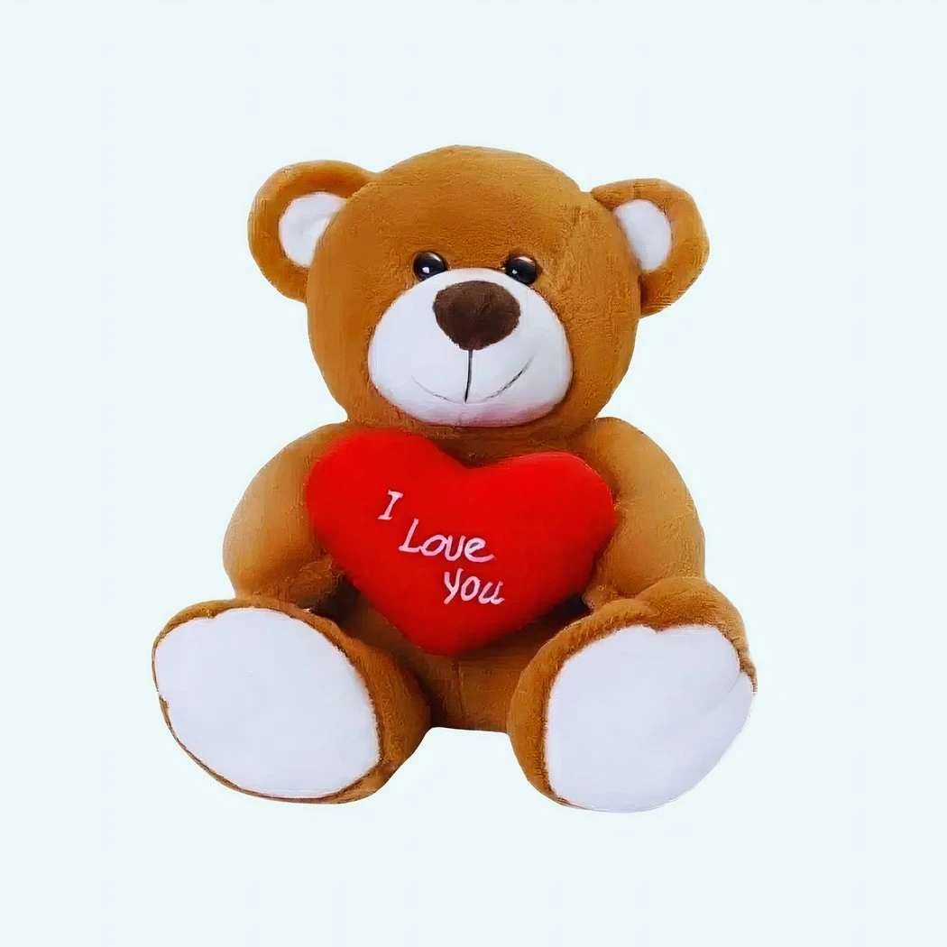 Peluche Ours Brun Amour 3 Peluche Ours Brun Amour