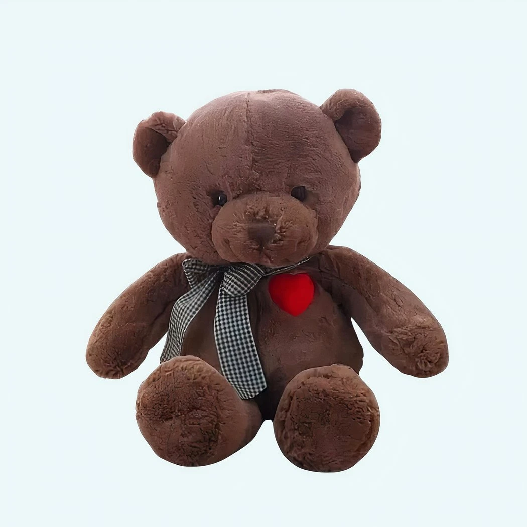 Peluche Ours Brun Cœur 3 Peluche Ours Brun Cœur