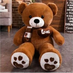 Peluche Ours Marron Pleine D’amour 7 Peluche Ours Marron Pleine D’amour -Ma Pleuche Soldes IMG Peluche ours marron pleine damour