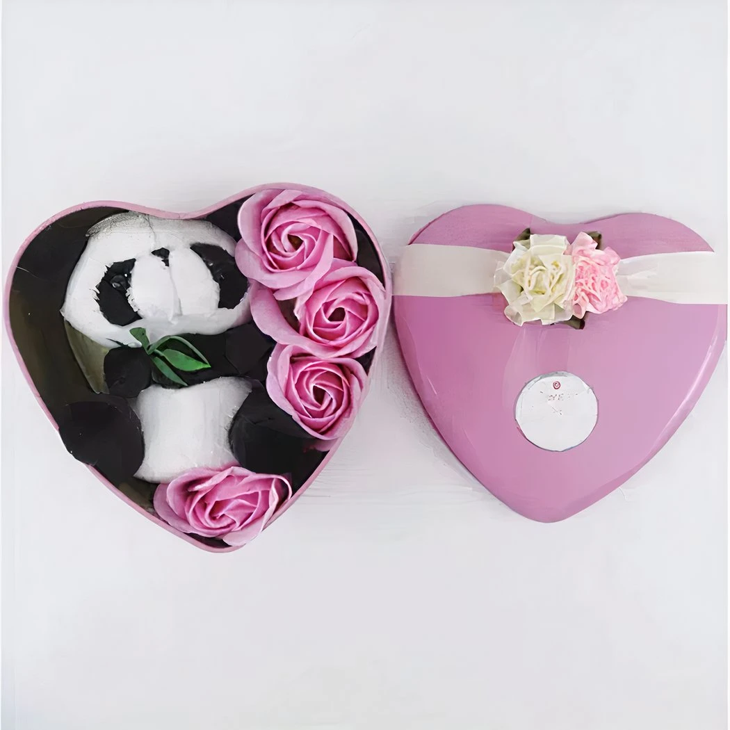Peluche Panda Coffret Rose Saint Valentin 4 Peluche Panda Coffret Rose Saint Valentin – Image 2