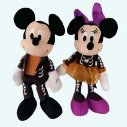 2 Peluches Mickey Et Minnie Halloween