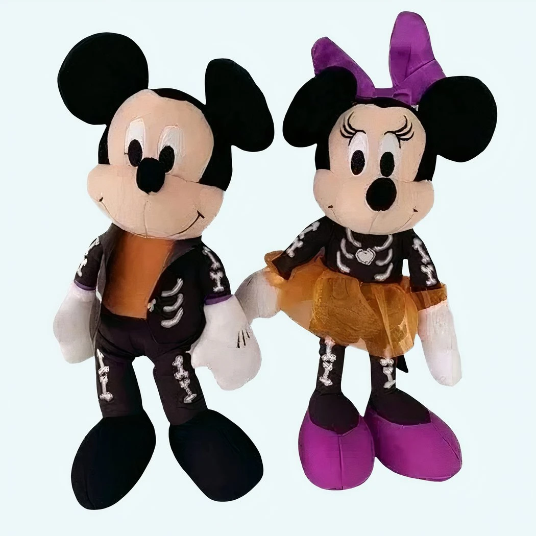 2 Peluches Mickey Et Minnie Halloween 3 2 Peluches Mickey Et Minnie Halloween