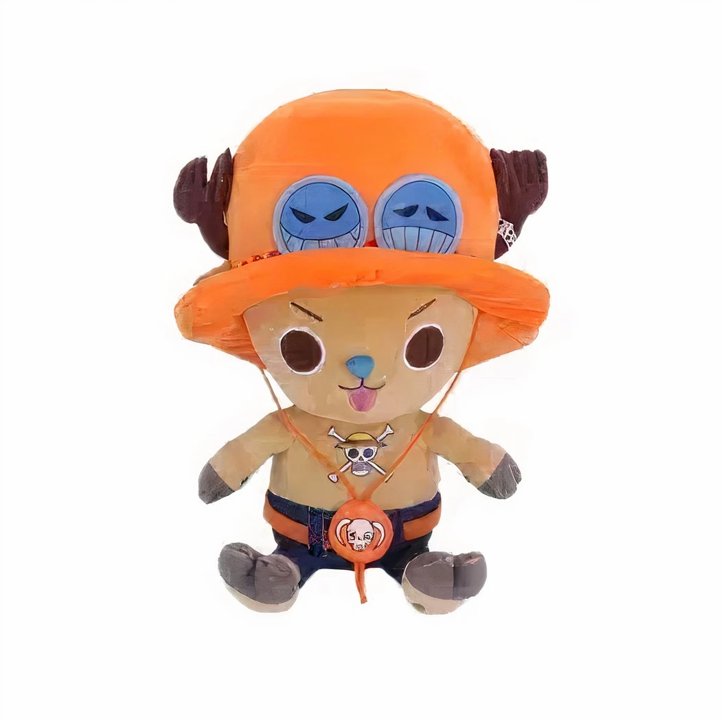 Petite Peluche Chopper Ace One Piece Orange 4 Petite Peluche Chopper Ace One Piece Orange â Image 2