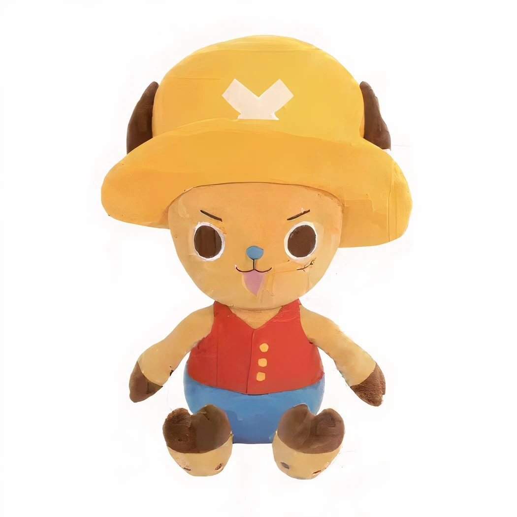Poupée En Peluche Chopper One Piece Jaune 4 Poupée En Peluche Chopper One Piece Jaune – Image 2