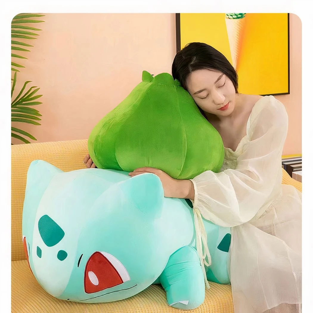 Peluche Géante Pokémon Bulbizarre 4 Peluche Géante Pokémon Bulbizarre – Image 2