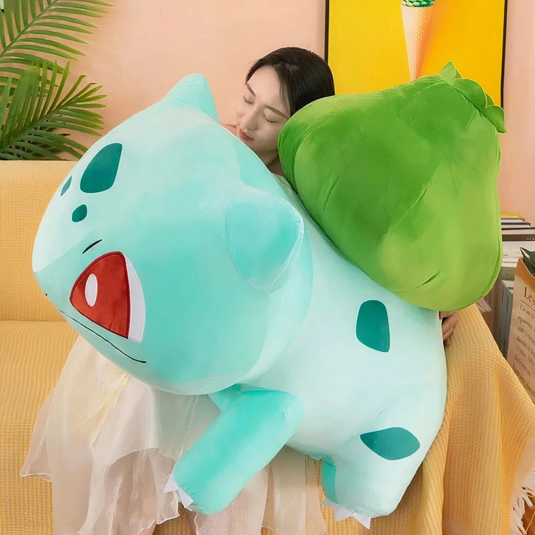 Peluche Géante Pokémon Bulbizarre 5 Peluche Géante Pokémon Bulbizarre – Image 3
