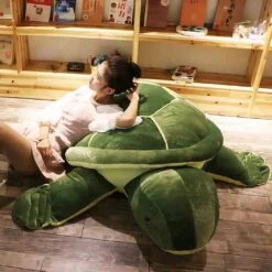 Peluche Géante De Tortue Verte 8 Peluche Géante De Tortue Verte -Ma Pleuche Soldes IMG peluche geante tortue verte 2