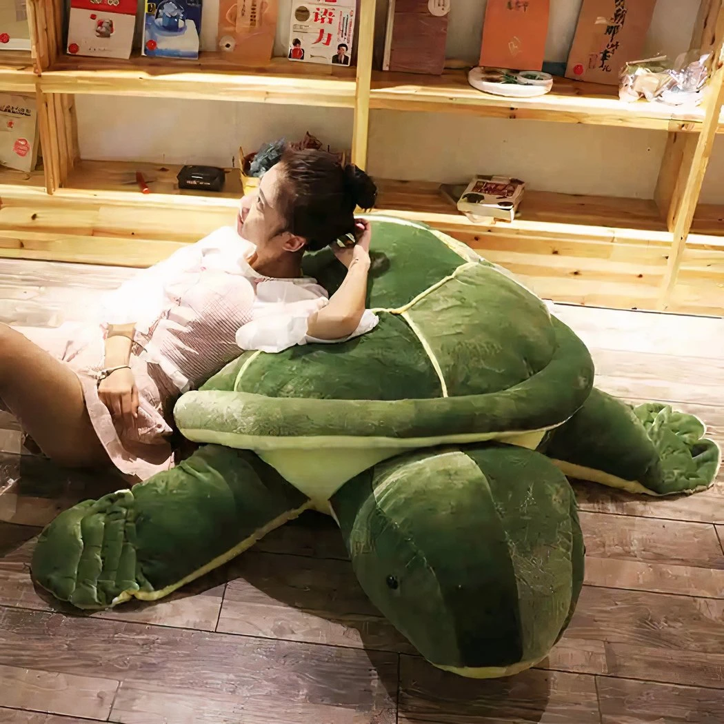 Peluche Géante De Tortue Verte 5 Peluche Géante De Tortue Verte – Image 3