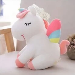 Peluche Licorne Blanche Arc-en-ciel 8 Peluche Licorne Blanche Arc-en-ciel -Ma Pleuche Soldes IMG peluche licorne blanche arc ciel