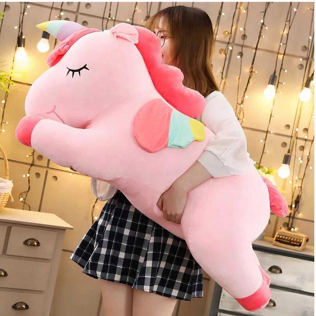 Peluche Merveilleuse Licorne Rose 4 Peluche Merveilleuse Licorne Rose – Image 2