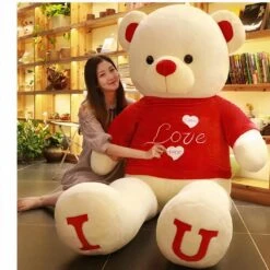 Ours En Peluche Avec T-shirt « Love » 11 Ours En Peluche Avec T-shirt « Love » -Ma Pleuche Soldes Ours en peluche avec t shirt 8220Love8221 Peluche Saint Valentin a7796c561c033735a2eb6c MarronNoirRoseRouge 1 1