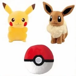 Pack Pokéball + Peluche Pikachu Mignon + Evoli 20cm -Ma Pleuche Soldes Pack pokeball peluche pikachu mignon 1