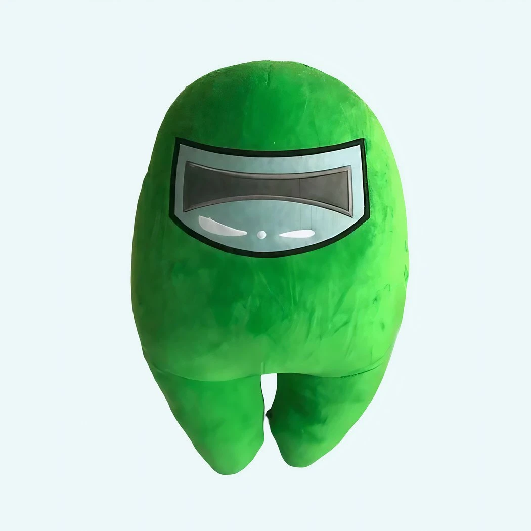 Peluche Among Us Verte Trop Cool 3 Peluche Among Us Verte Trop Cool