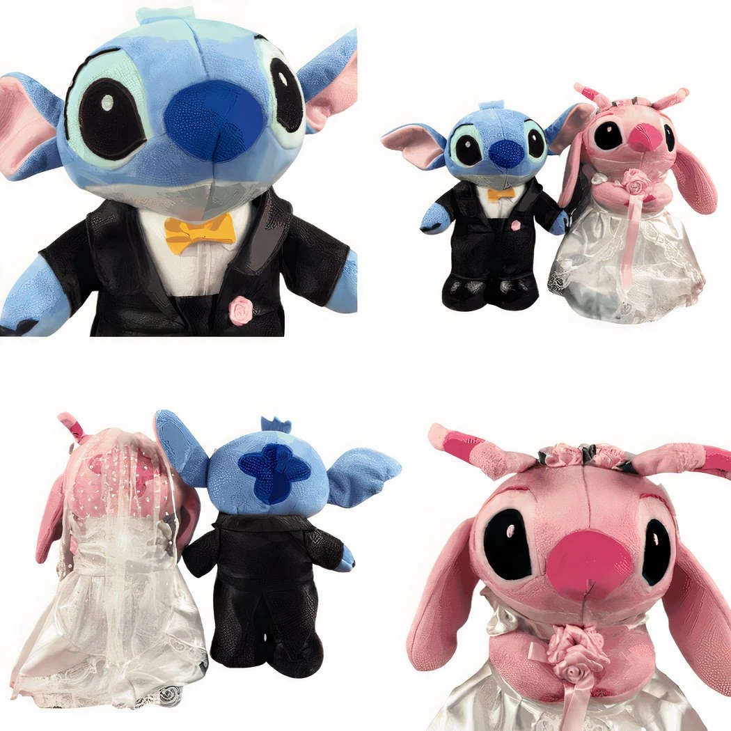 Peluche Disney Stitch Et Angel Mariage 4 Peluche Disney Stitch Et Angel Mariage – Image 2
