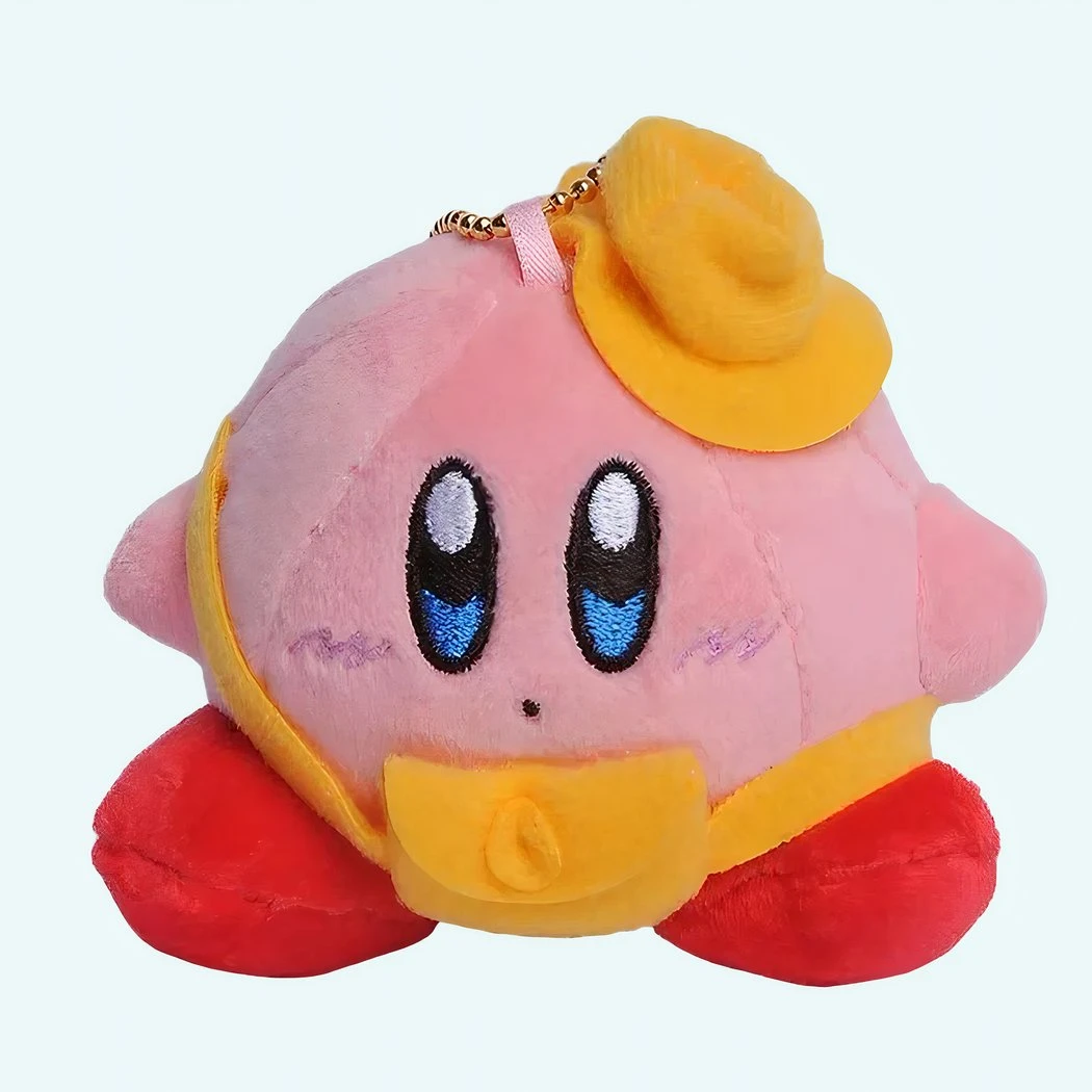 Peluche Kirby Avec Casquette Jaune 3 Peluche Kirby Avec Casquette Jaune