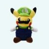 Peluche Pikachu Déguisé En Luigi -Ma Pleuche Soldes Peluche Pikachu deguise en Luigi