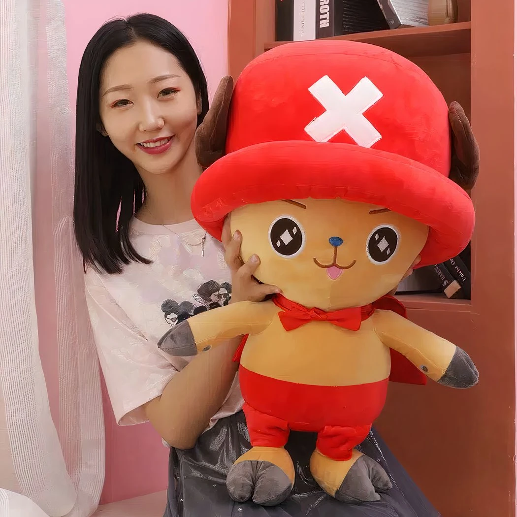 Peluche Tony Chopper One Piece Mignon Rouge 4 Peluche Tony Chopper One Piece Mignon Rouge – Image 2