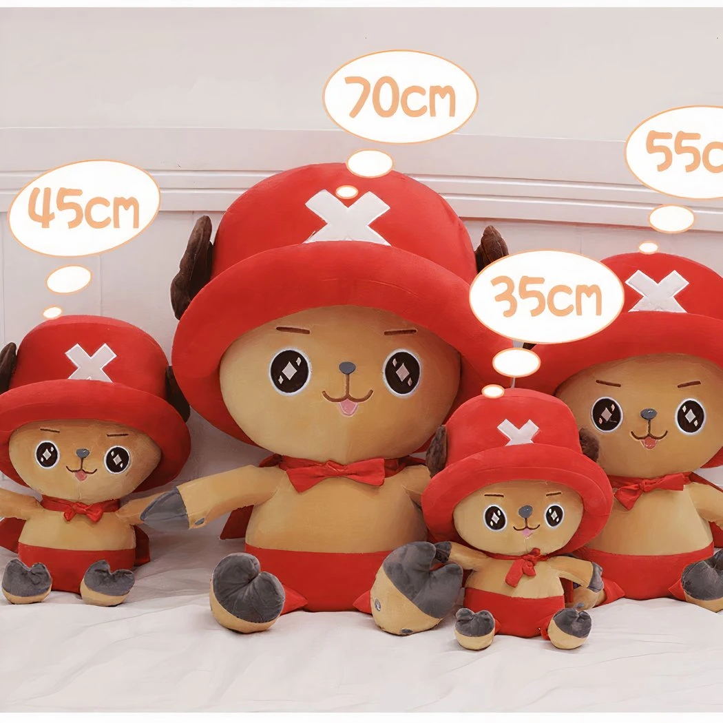 Peluche Tony Chopper One Piece Mignon Rouge 6 Peluche Tony Chopper One Piece Mignon Rouge – Image 4