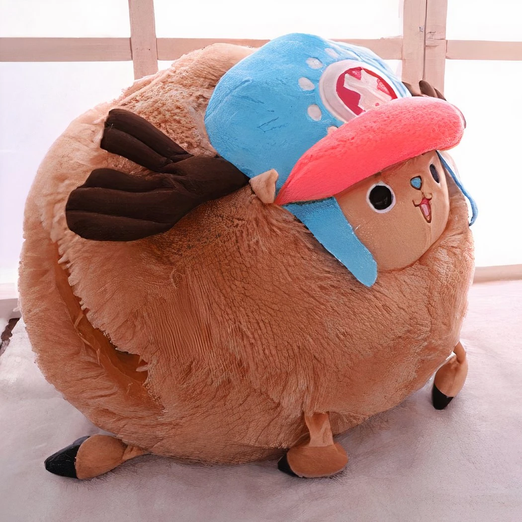 Peluche Tony Chopper One Piece En Boule Bleu 4 Peluche Tony Chopper One Piece En Boule Bleu â Image 2