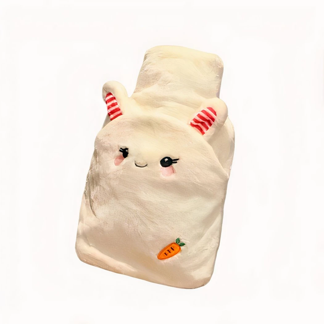 Peluche Bouillote Lapin Avec Carrote 4 Peluche Bouillote Lapin Avec Carrote – Image 2