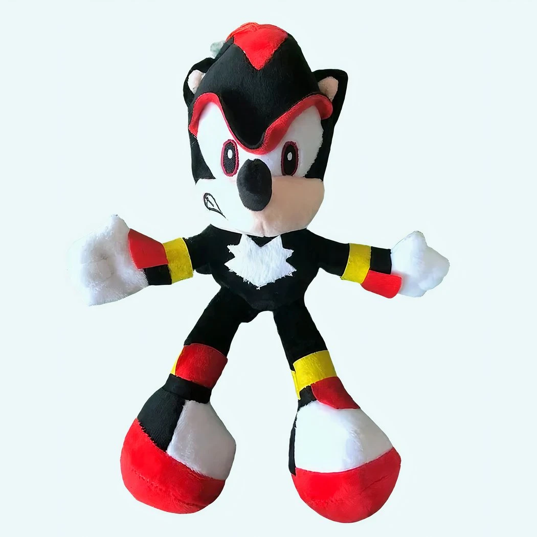 Peluche Hérisson Shadow De Sonic 3 Peluche Hérisson Shadow De Sonic