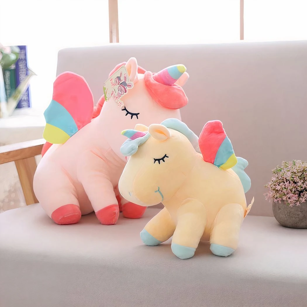 Peluche Licorne Rose Arc-en-ciel 4 Peluche Licorne Rose Arc-en-ciel – Image 2