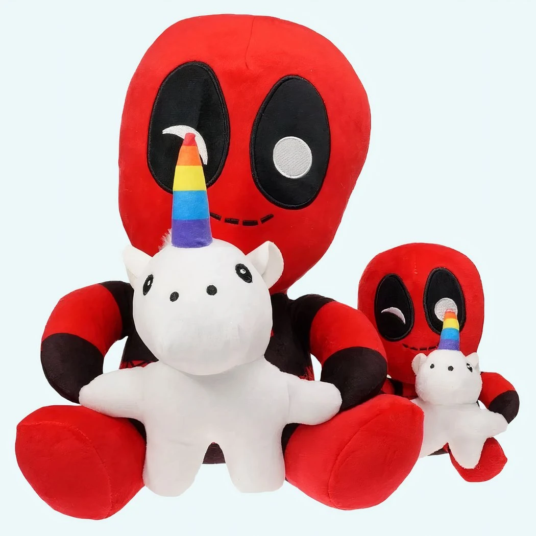 Peluche Licorne Et Dead Pool 3 Peluche Licorne Et Dead Pool