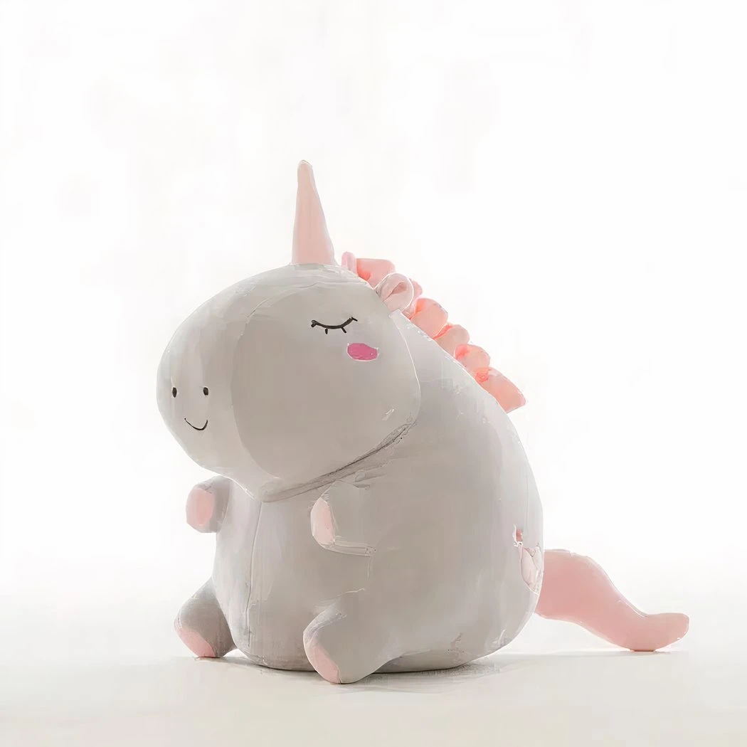 Peluche Licorne Super Douce Grise 4 Peluche Licorne Super Douce Grise â Image 2
