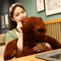 Peluche Ours Géant Super Doux -Ma Pleuche Soldes Peluche ours geant super doux Peluche Geante Peluche Ours Peluche Animaux a7796c561c033735a2eb6c Marron 2