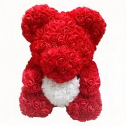 Peluche Ours Roses Rouges 7 Peluche Ours Roses Rouges -Ma Pleuche Soldes Peluche ours roses rouges Peluche Saint Valentin Materiaux Coton 2