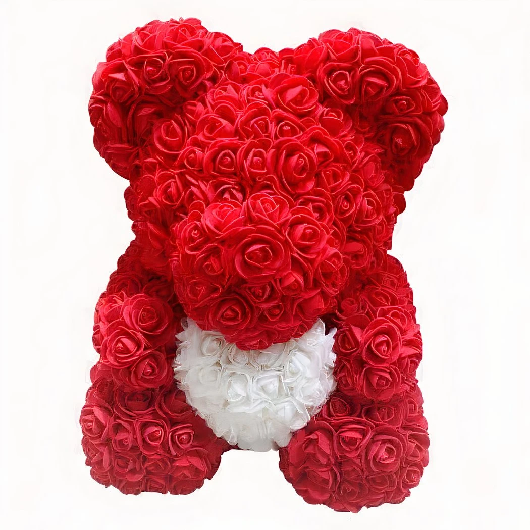 Peluche Ours Roses Rouges 5 Peluche Ours Roses Rouges – Image 3