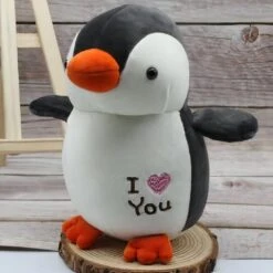 Peluche Pingouin I Love You 9 Peluche Pingouin I Love You -Ma Pleuche Soldes Peluche pingouin I love you Peluche Saint Valentin Couleur Noir