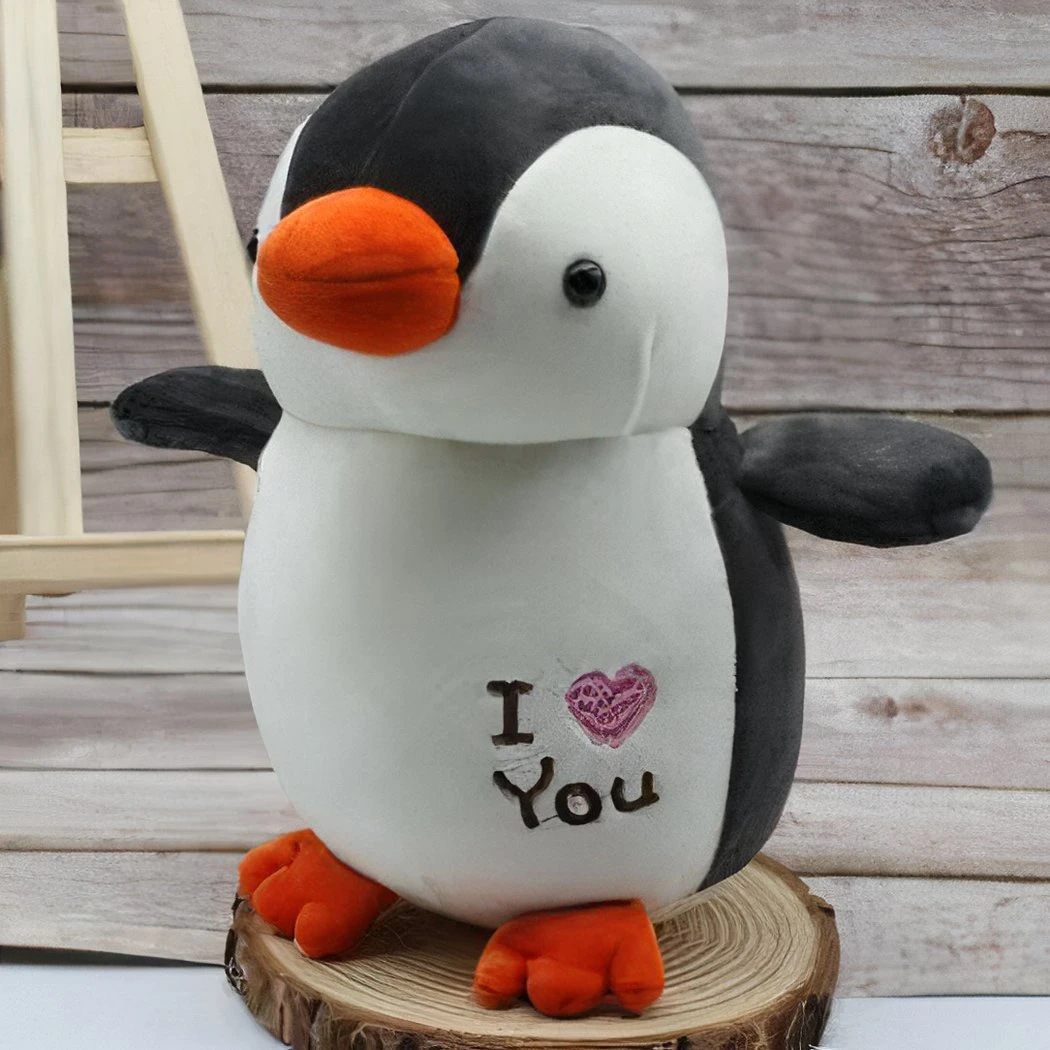 Peluche Pingouin I Love You 6 Peluche Pingouin I Love You â Image 4