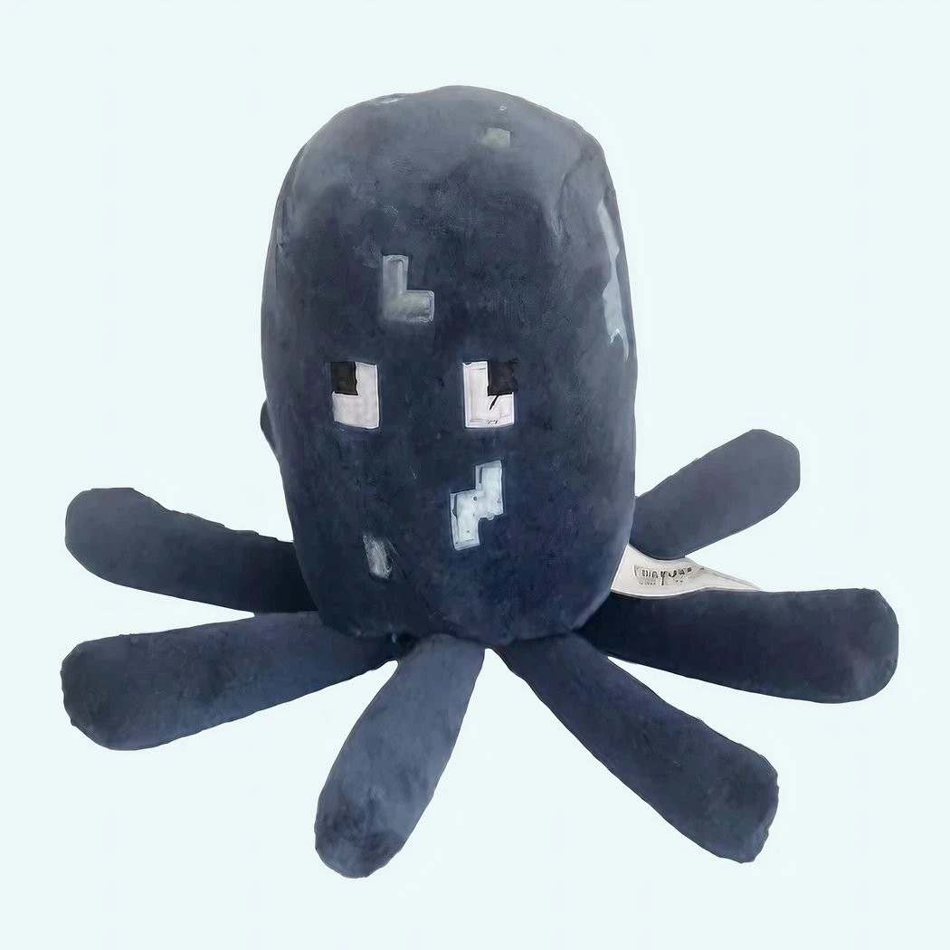 Peluche Poulpe Minecraft 3 Peluche Poulpe Minecraft