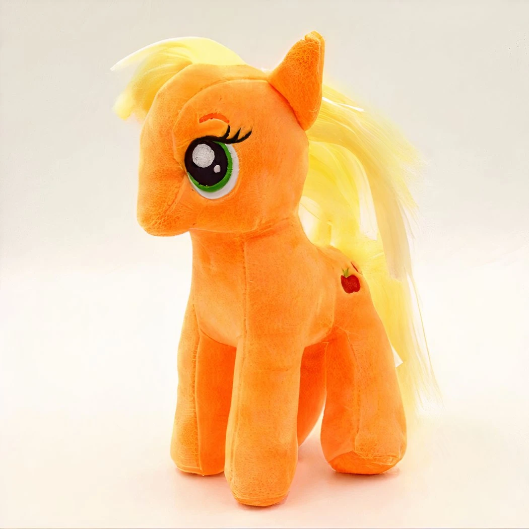 Peluche Poupée Licorne Orange 4 Peluche Poupée Licorne Orange – Image 2