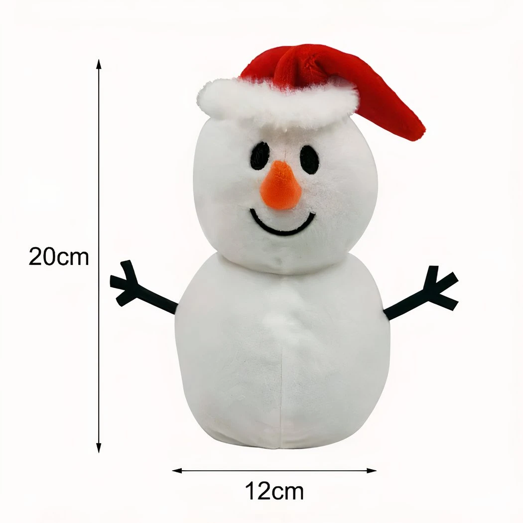 Peluche Réversible Bonhomme De Neige – Père Noël 4 Peluche Réversible Bonhomme De Neige – Père Noël – Image 2