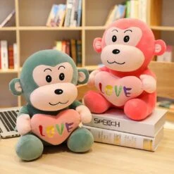Peluche Singe Avec Cœur 11 Peluche Singe Avec Cœur -Ma Pleuche Soldes Peluche singe avec coeur Peluche Saint Valentin a7796c561c033735a2eb6c MarronRoseVert 1