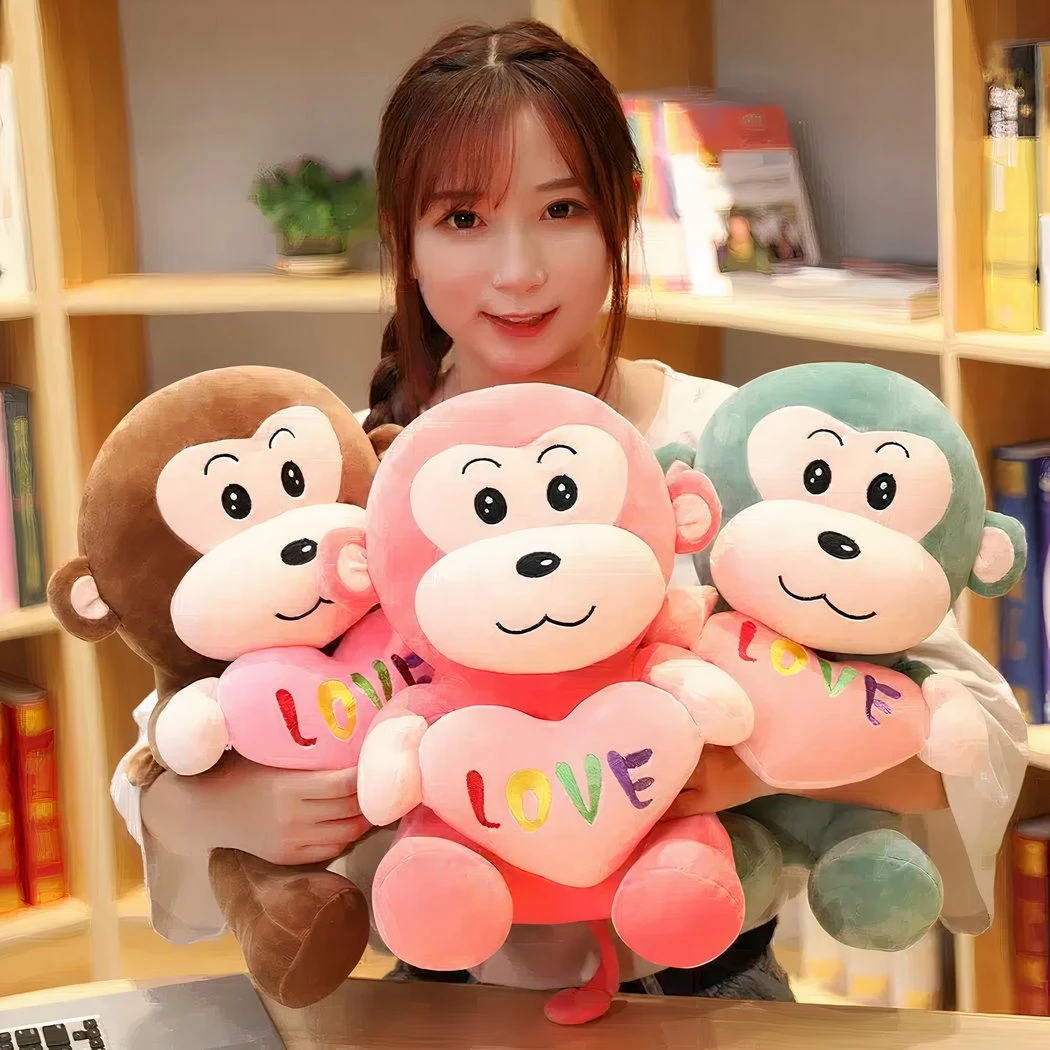 Peluche Singe Avec Cœur 8 Peluche Singe Avec Cœur – Image 6