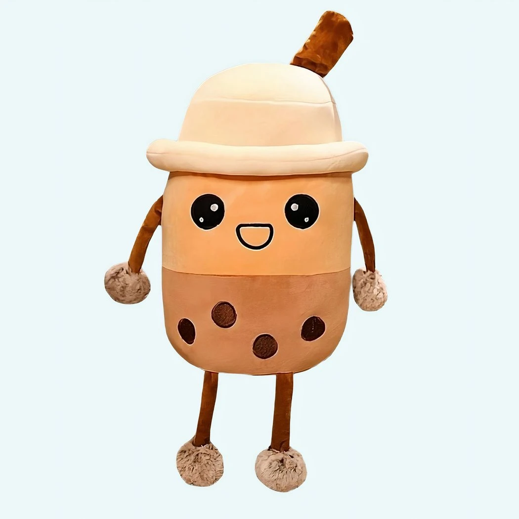 Peluche Bubble Tea Boba Souriant 3 Peluche Bubble Tea Boba Souriant