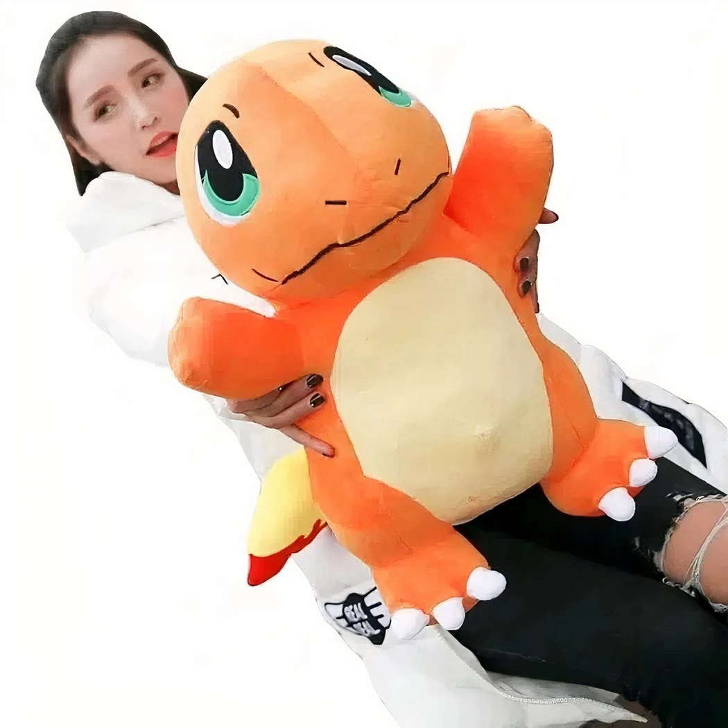 Grande Peluche Salamèche 4 Grande Peluche Salamèche – Image 2