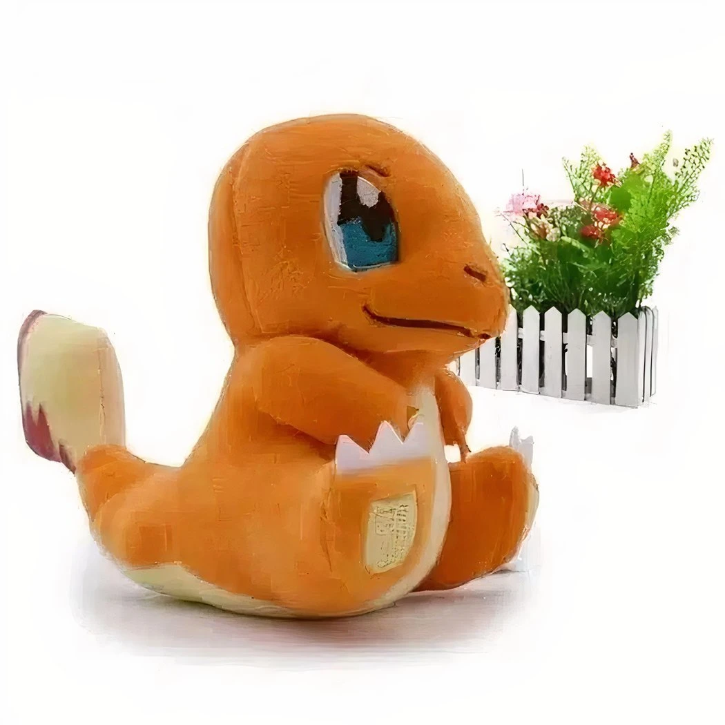 Peluche Salamèche Assis 4 Peluche Salamèche Assis – Image 2