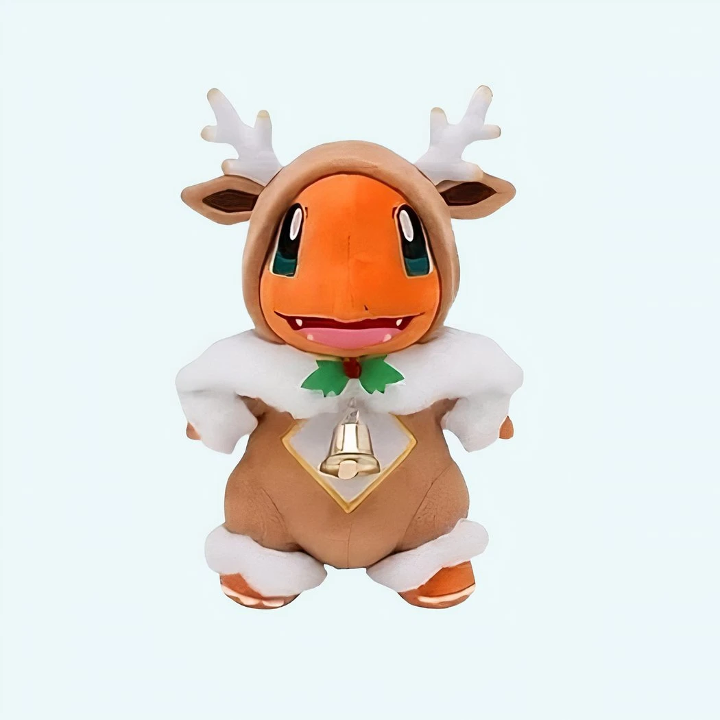 Peluche Salamèche Renne De Noël 3 Peluche Salamèche Renne De Noël