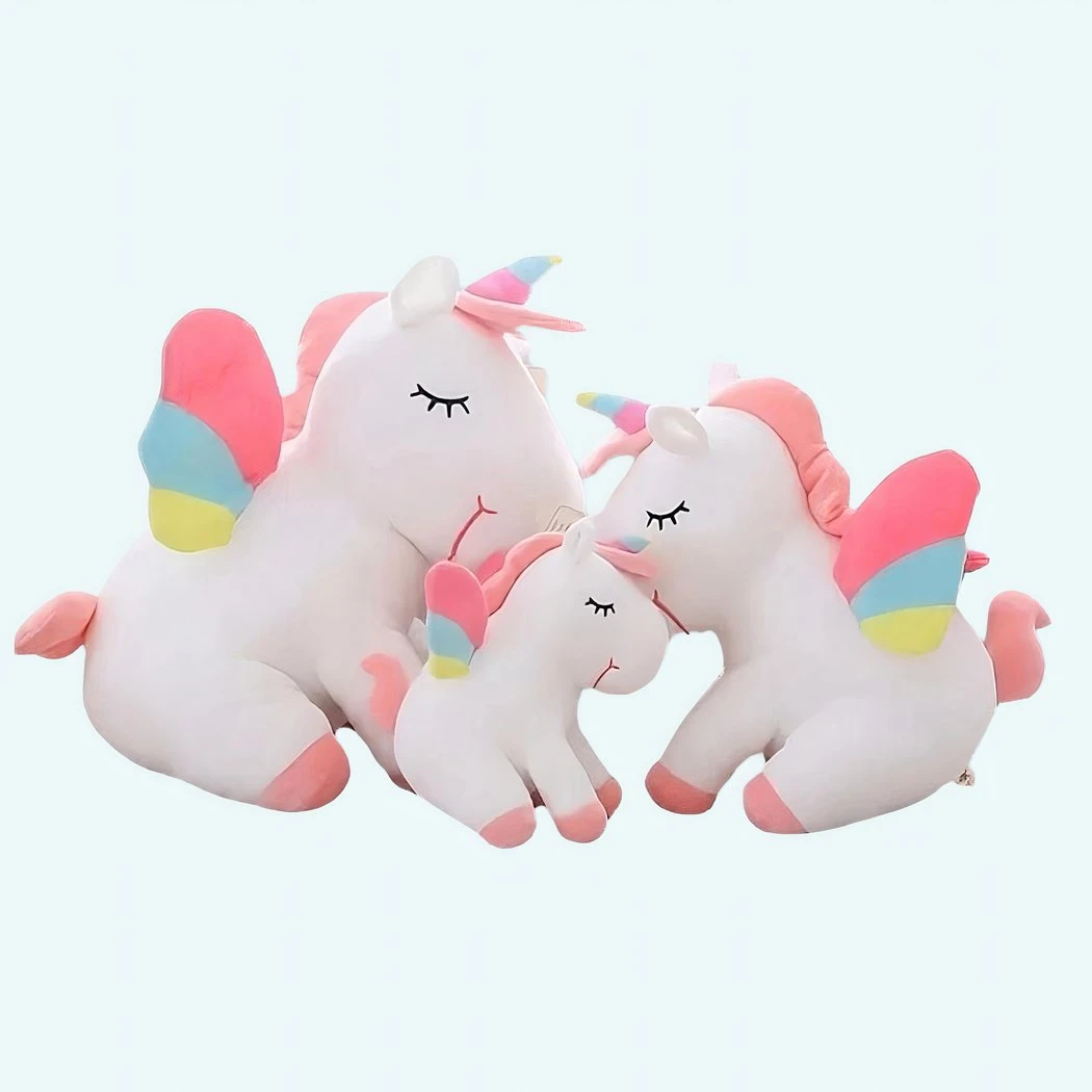 Peluche Licorne Bleue Arc-en-ciel 3 Peluche Licorne Bleue Arc-en-ciel