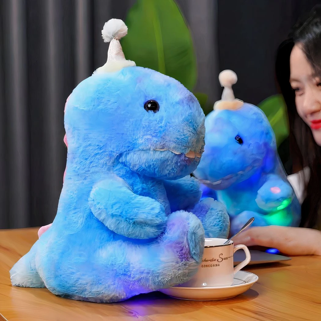 Veilleuse Peluche Dinosaure Bleu 4 Veilleuse Peluche Dinosaure Bleu – Image 2