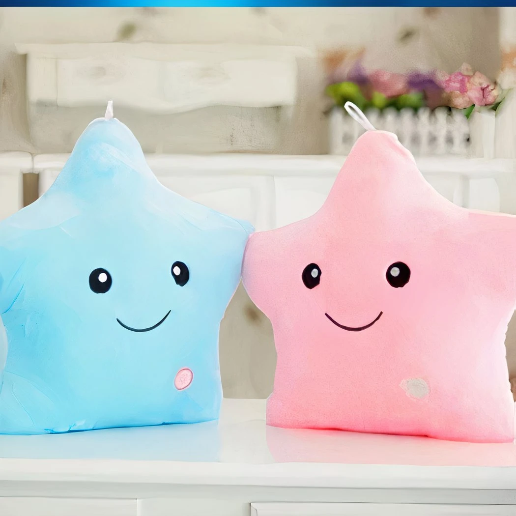 Veilleuse Peluche En Forme D’étoile Lumineux 4 Veilleuse Peluche En Forme D’étoile Lumineux – Image 2