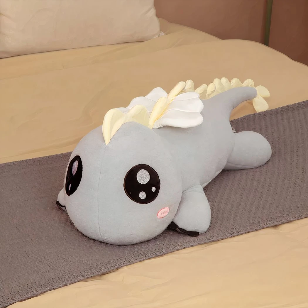 Peluche Dinosaure Gris Géant 6 Peluche Dinosaure Gris Géant – Image 4