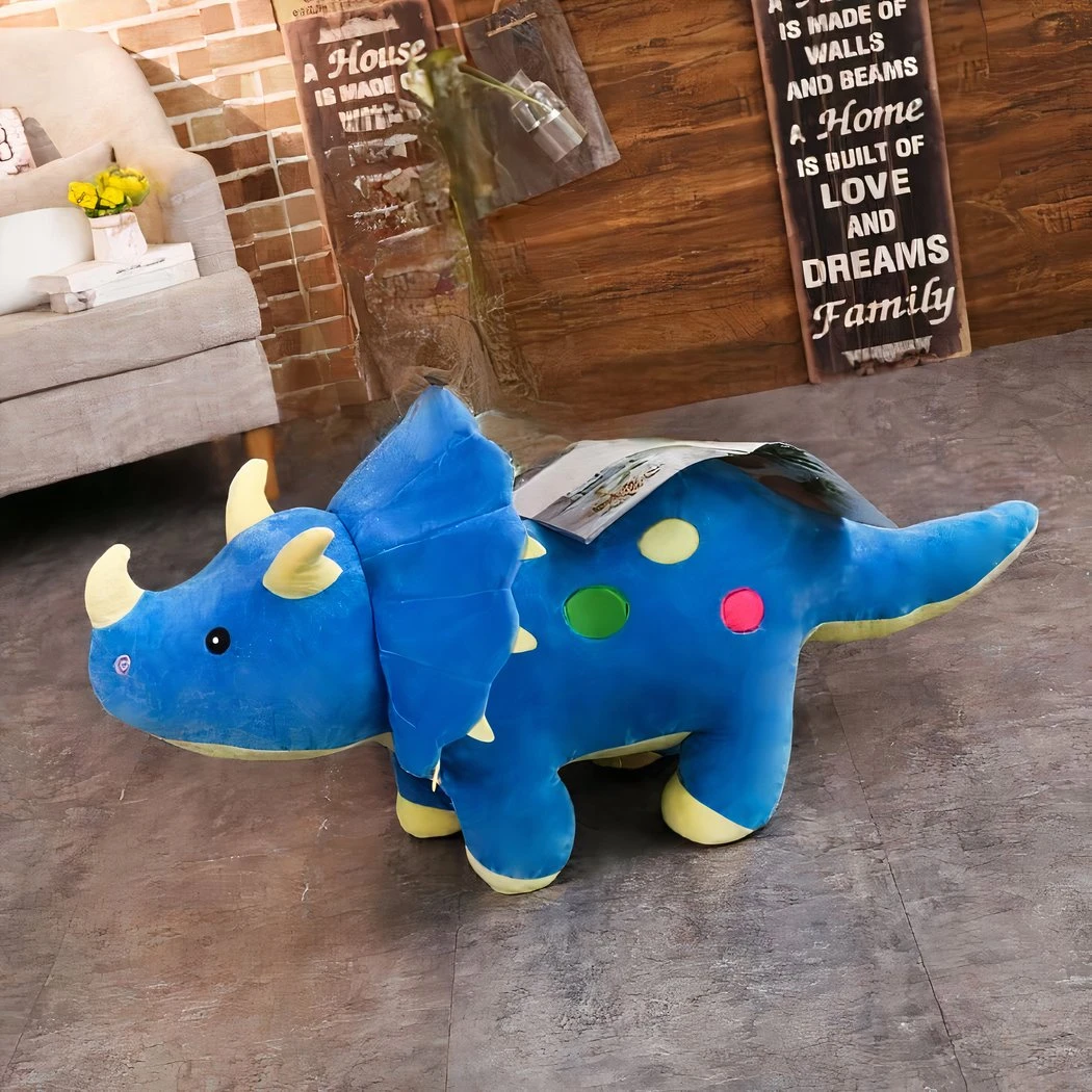 Peluche Dinosaure Toute Douce Bleue 5 Peluche Dinosaure Toute Douce Bleue – Image 3
