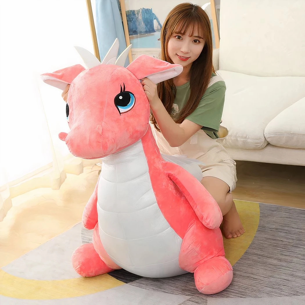 Peluche Dragon Mignon Rose 4 Peluche Dragon Mignon Rose – Image 2