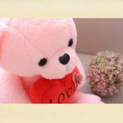 Peluche Ourson Rose Love 9 Peluche Ourson Rose Love -Ma Pleuche Soldes img Peluche ourson rose Love 02