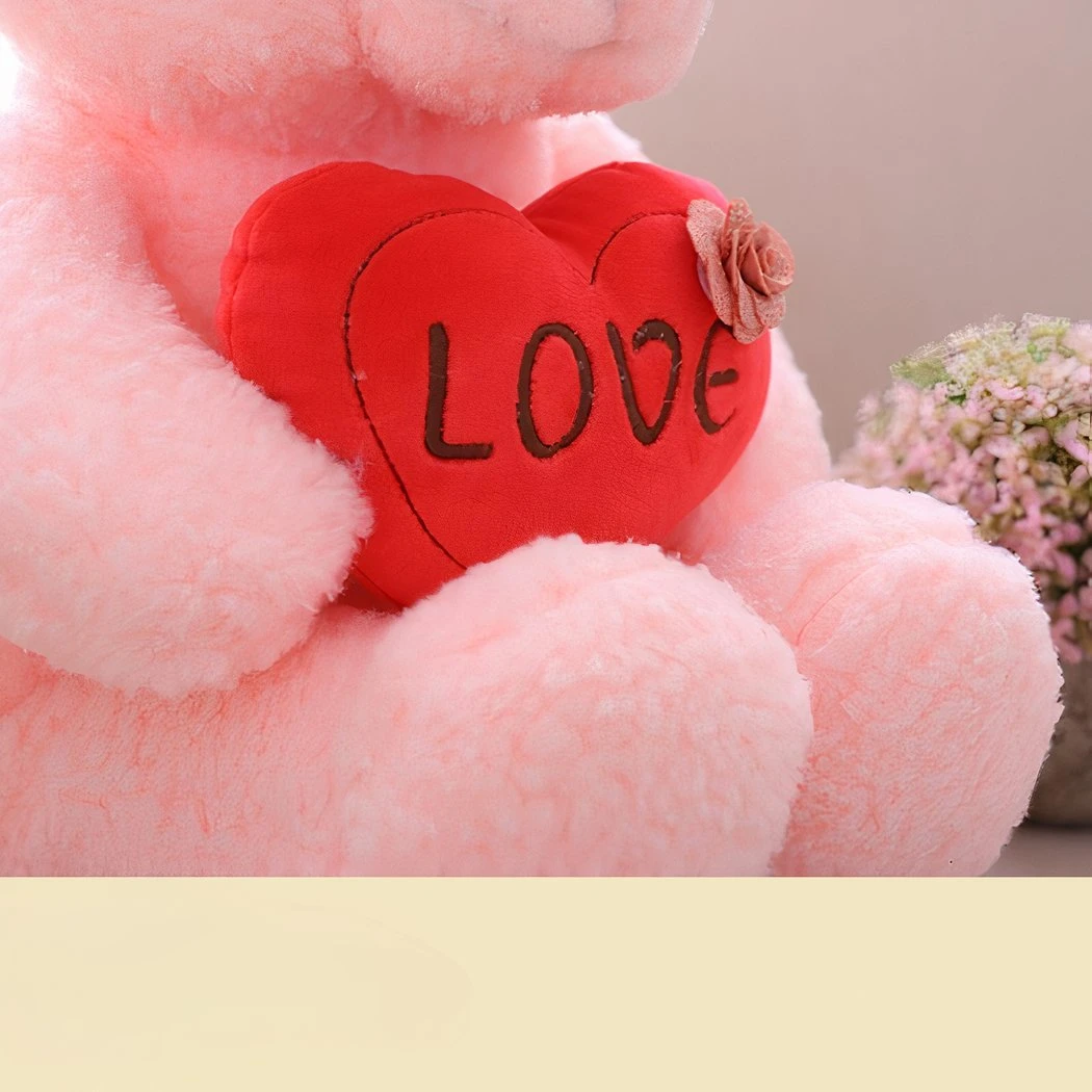Peluche Ourson Rose Love 6 Peluche Ourson Rose Love – Image 5